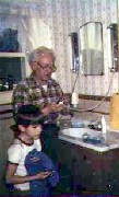 Andy McDougal; Grandpa Henry (Mac) McDougal; family